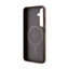 Guess 4G Collection Leather Metal Logo MagSafe - Dėklas Samsung Galaxy S24 (Rudas)