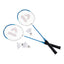 Donnay – 6 dalių badmintono rinkinys dėkle (mėlynas)