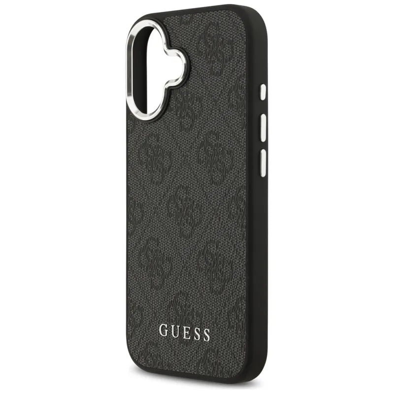 Guess 4G Classic Logo MagSafe – dėklas iPhone 17 (juodas)