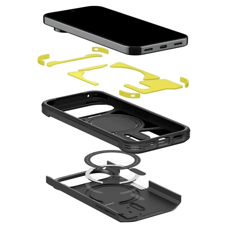 Spigen Tough Armor Mag MagSafe – dėklas Google Pixel 11 Pro (juodas)