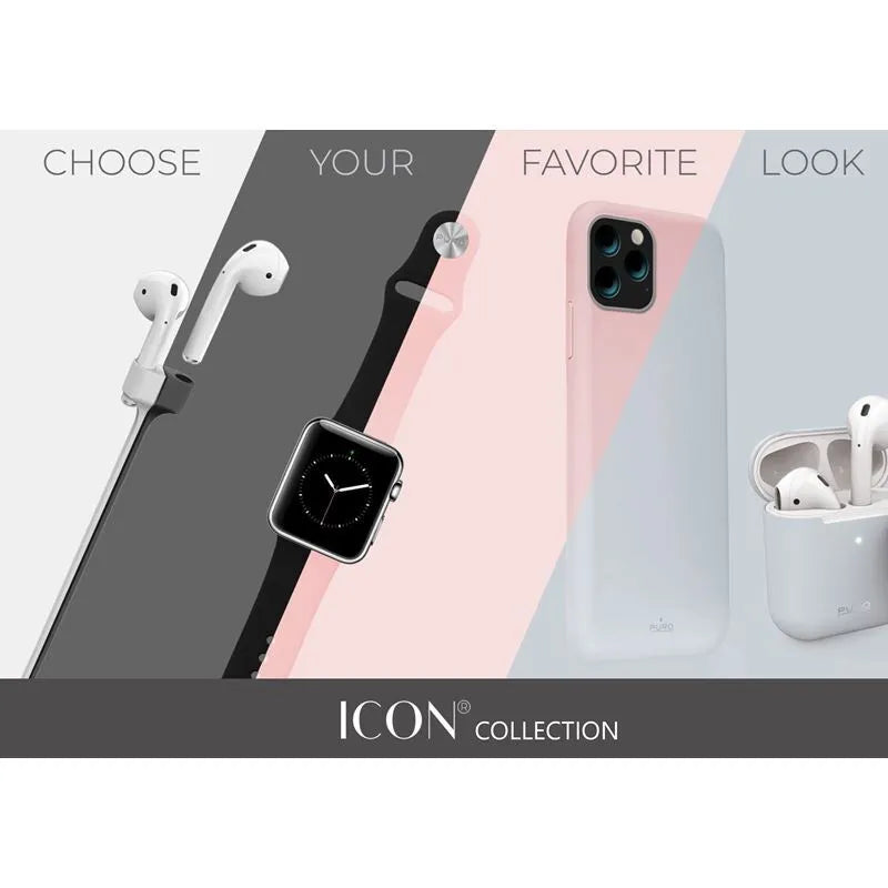 PURO ICON dangtelis – dėklas „iPhone 11 Pro Max“ (rusvai pilka)