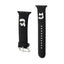 Karl Lagerfeld 3D Rubber Karl & Choupette Heads NFT – dirželis Apple Watch 38/40/41 mm laikrodžiams (juodas)