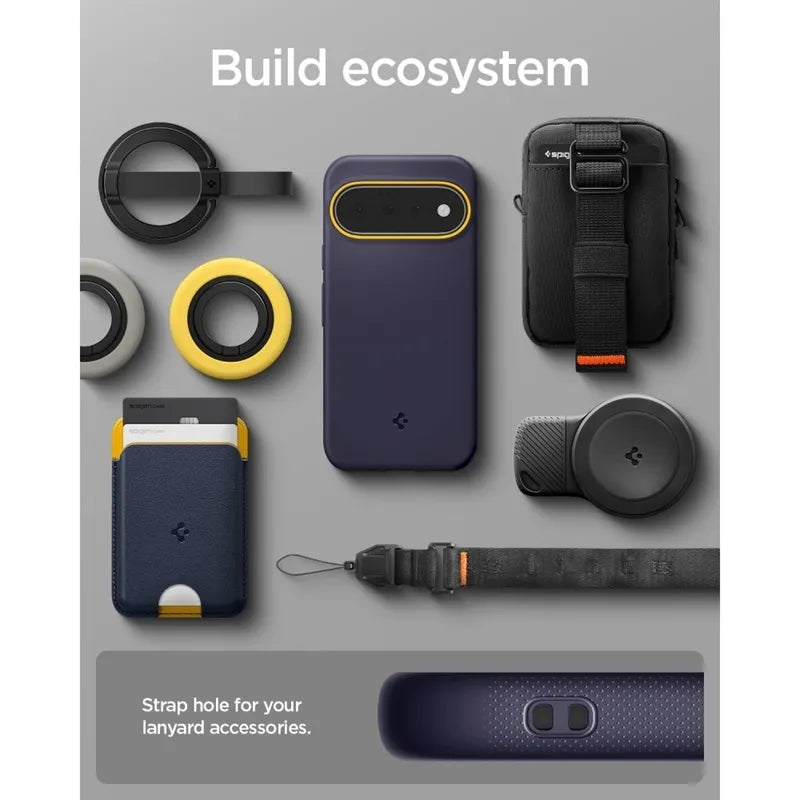 Spigen Nano Pop Mag MagSafe – dėklas „Google Pixel 11“ (tamsiai mėlyna / Blueberry Navy)