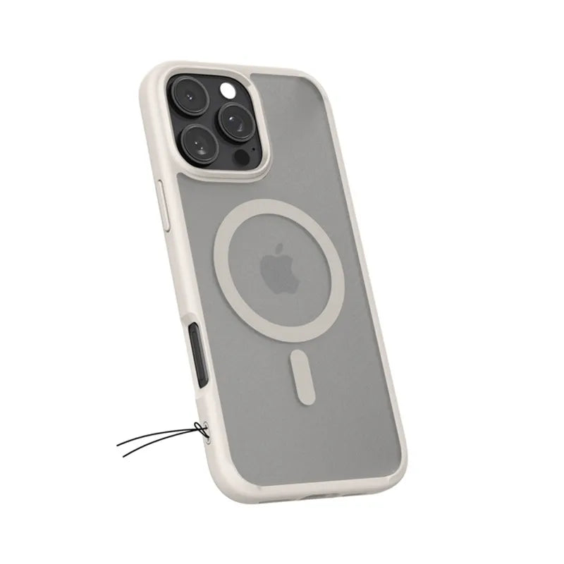 Spigen Ultra Hybrid Mag MagSafe – Dėklas, skirtas iPhone 16 Pro Max (Frost Natural Titanium)