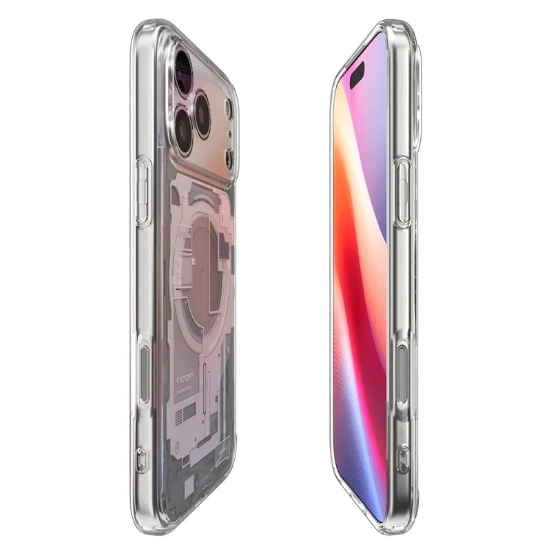 Spigen Ultra Hybrid Mag MagSafe – dėklas iPhone 17 Pro (Zero One White)