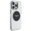 Guess IML Metal Colored Circle Classic Logo MagSafe – dėklas skirtas iPhone 16 Pro (juodas)