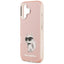 Karl Lagerfeld IML Aquarelle Choupette & Logo MagSafe - Dėklas iPhone 17 (rožinis)