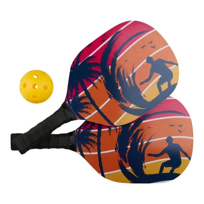 Eddy Toys – 3 dalių pickleball rinkinys su raketėmis ir kamuoliuku
