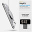 Spigen Ultra Hybrid Mag MagSafe – dėklas skirtas iPhone 17e / 16e (Zero One White)