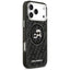 Karl Lagerfeld IML Glitter Karl & Choupette Heads Logo MagSafe – dėklas iPhone 17 Pro Max (juodas)