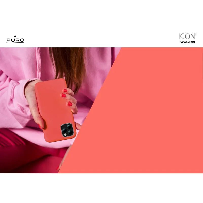 PURO ICON dangtelis – dėklas „iPhone 11 Pro Max“ (rusvai pilka)