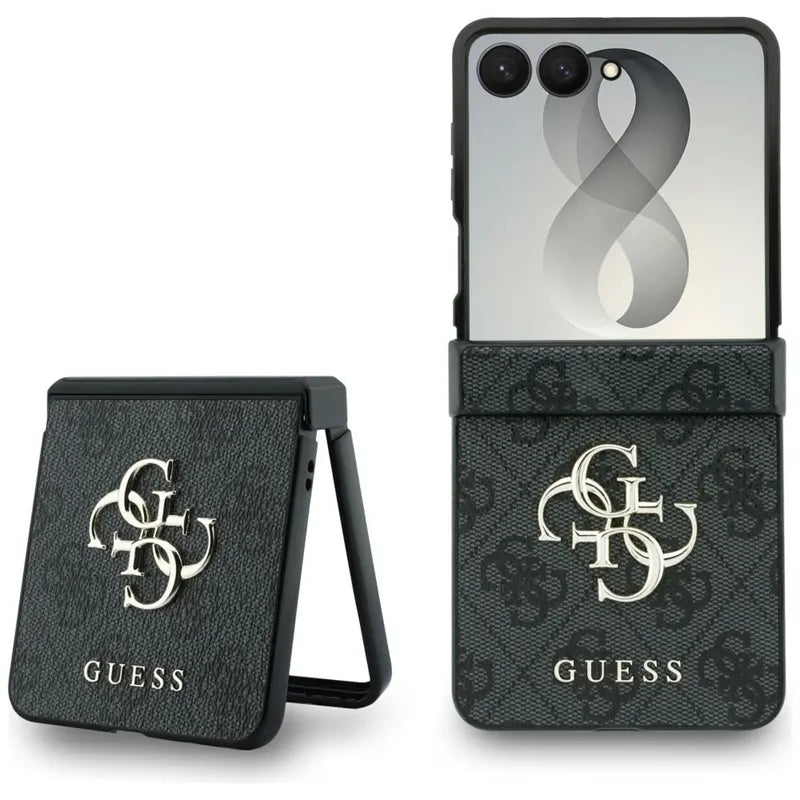 Guess Big 4G Logo – Samsung Galaxy Z Flip 8 dėklas (juodas)