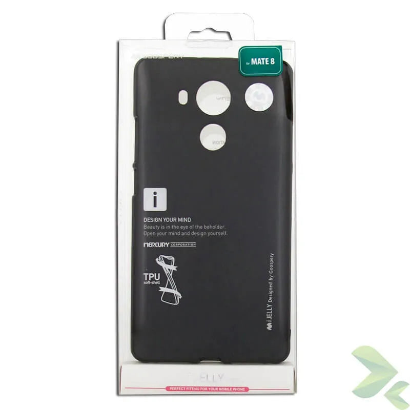 Mercury I-Jelly – Dėklas, skirtas Huawei Mate 8 (juodas)