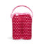 BUILT Bottle Buddy krepšys dviem buteliukams su laikikliu (Baby Pink Mini Dots)