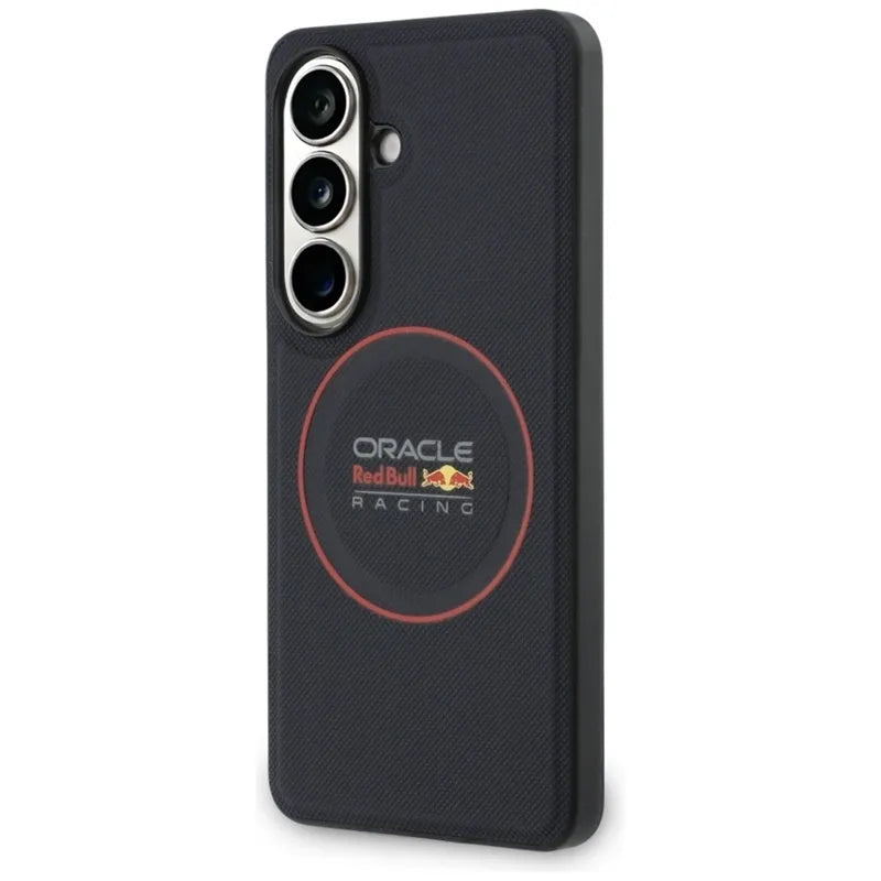 Red Bull Meshed Red Ring MagSafe – Samsung Galaxy S26 dėklas (tamsiai mėlynas)