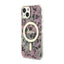 Guess Flower MagSafe – dėklas iPhone 14 Plus (rožinis)
