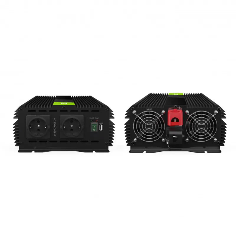 Green Cell - Įtampos keitiklis Inverter PRO 12V į 230V 2000W/4000W Modifikuota sinusinė banga