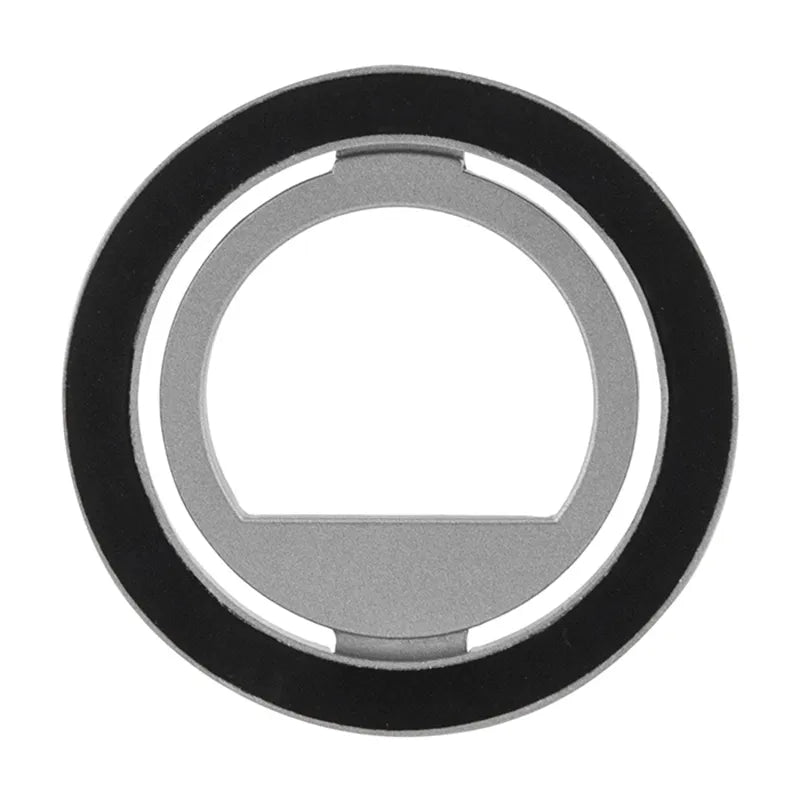Guess MagSafe Ring Stand Rhinestone – magnetinis telefono žiedas-laikiklis su stovo funkcija (sidabrinis)