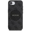Guess 4G Circle Classic Logo MagSafe – dėklas iPhone 16e (juodas)