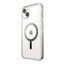 Speck Gemshell Grip + MagSafe – dėklas iPhone 15 Plus / iPhone 14 Plus (Skaidrus / Chromuota apdaila)