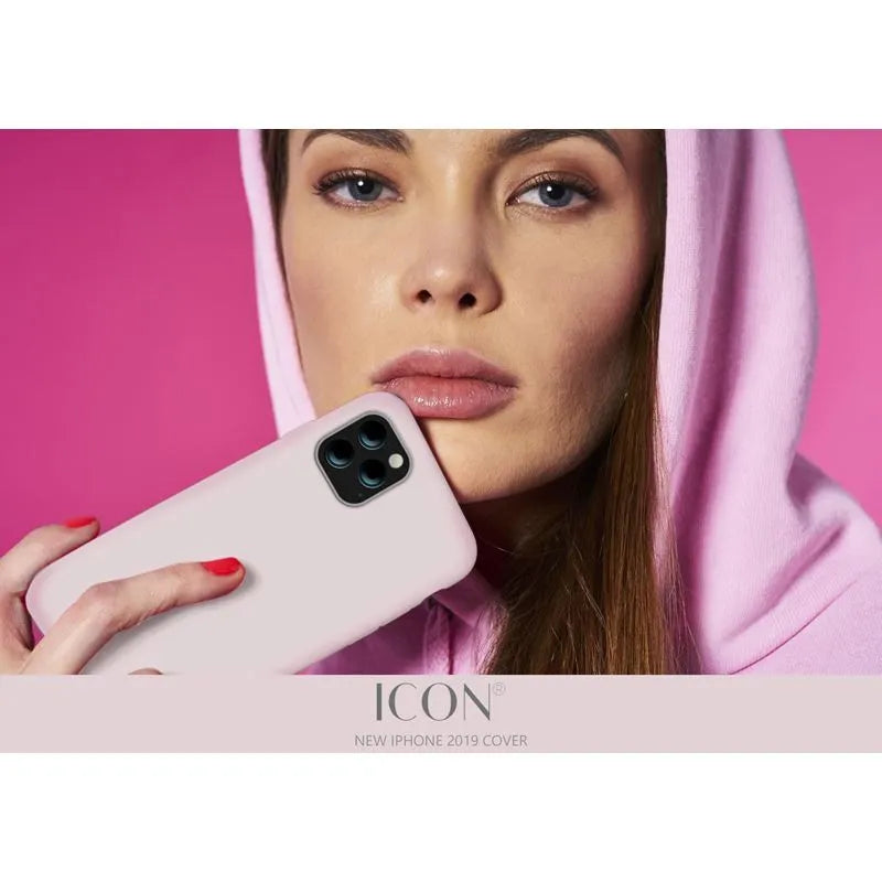 PURO ICON dangtelis – dėklas „iPhone 11 Pro Max“ (rusvai pilka)
