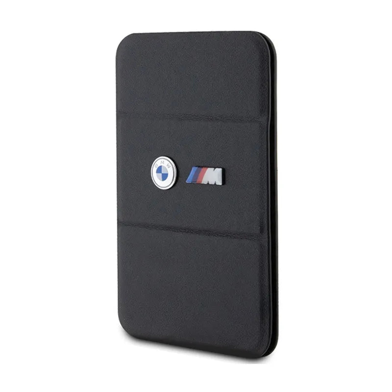 BMW Wallet Cardslot Stand MagSafe M Edition Collection – magnetinė piniginė su stovo funkcija (juoda)