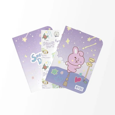 BT21 – A6 sąsiuvinių rinkinys COOKY (3 vnt.)