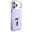 Karl Lagerfeld IML Aquarelle Karl & Choupette & Logo MagSafe - Dėklas iPhone 17 Pro Max (Violetinis)