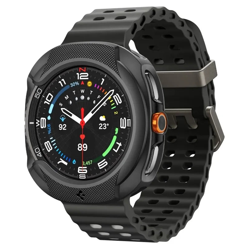 Spigen Liquid Air – dėklas Samsung Galaxy Watch 8 Classic 46 mm (matinė juoda)
