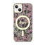 Guess Flower MagSafe – dėklas iPhone 14 Plus (rožinis)