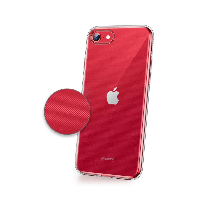 Crong Crystal Slim Cover – Apsauginis dėklas, skirtas SE 2020 / iPhone 8 / 7 (skaidrus)