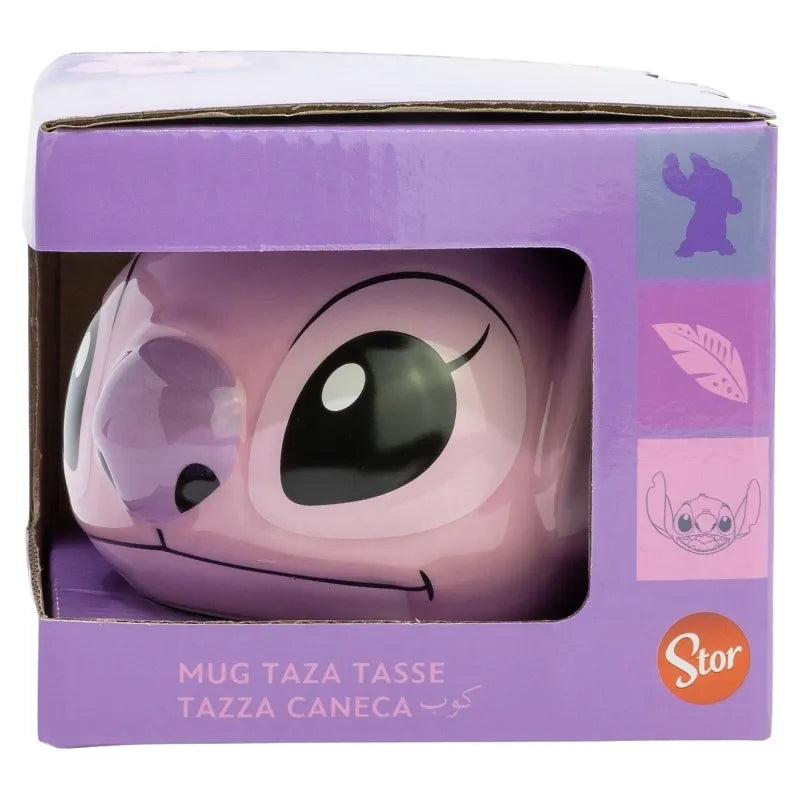 Disney Stitch – 3D keraminis puodelis dovanų dėžutėje iš Angel kolekcijos, 375 ml