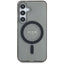 Guess Rhinestones Printed Classic Logo MagSafe – dėklas Samsung Galaxy S25 telefonui (juodas)