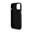 BMW Signature Liquid Silicone MagSafe dėklas iPhone 15 telefonui (juodas)