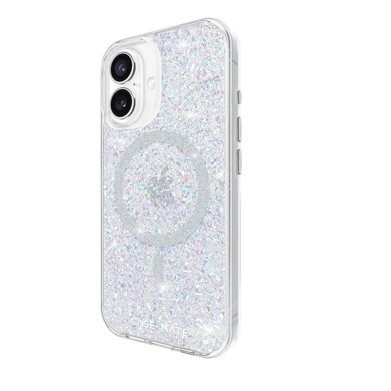 Case-Mate Twinkle MagSafe – dėklas „iPhone 16“ (Disco)