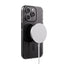 Crong Clear MAG Pro – MagSafe dėklas, skirtas iPhone 15 Pro (juodas)