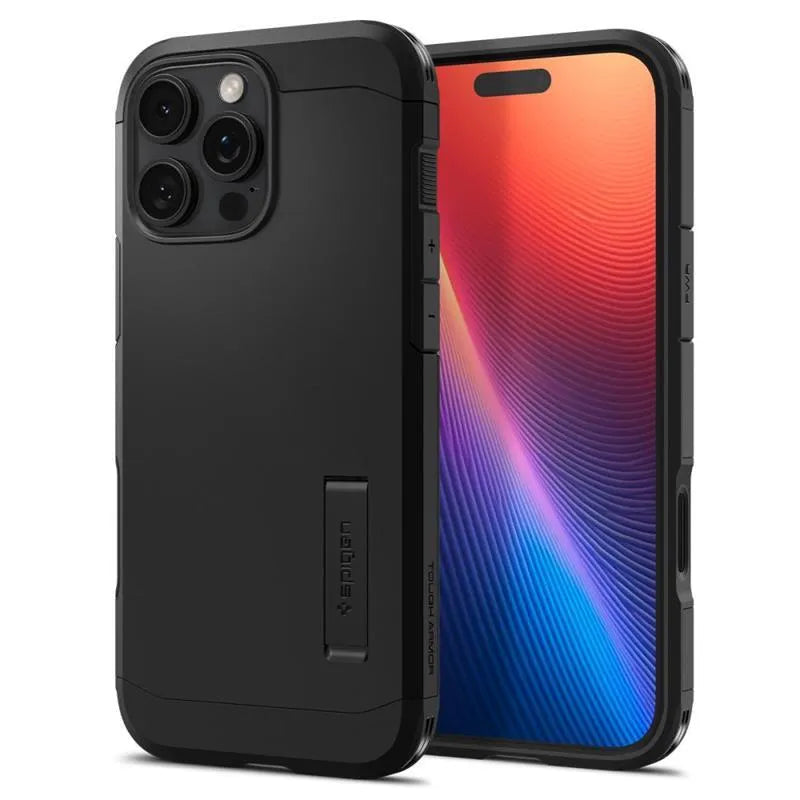 Spigen Tough Armor T Mag MagSafe - dėklas iPhone 16 Pro Max (juodas)
