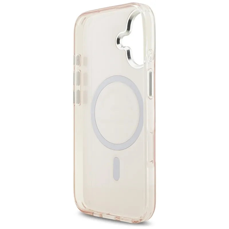 Karl Lagerfeld IML Karl RSG Logo MagSafe – dėklas iPhone 17 (rožinis)
