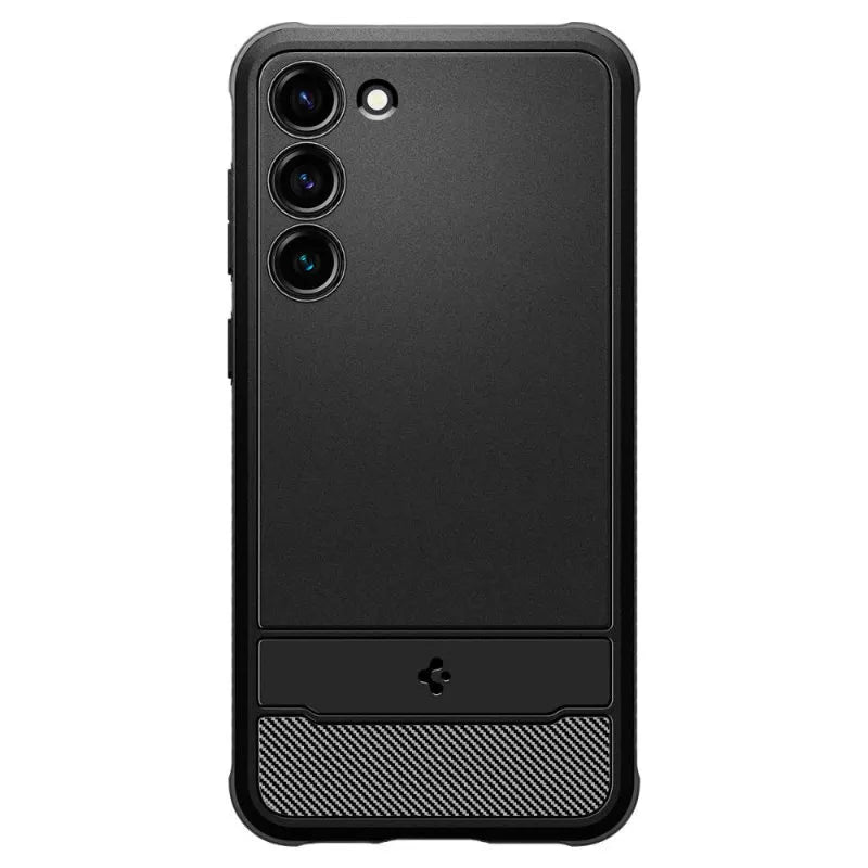 Spigen Rugged Armor – dėklas Samsung Galaxy S23 (Matte Black)