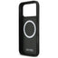 BMW M Tricolor Metal Logo MagSafe – iPhone 17 Pro Max dėklas (pilkas)