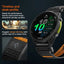 Spigen Athlex Air – „Garmin QuickFit“ dirželis 22 mm (Active Black / Orange)