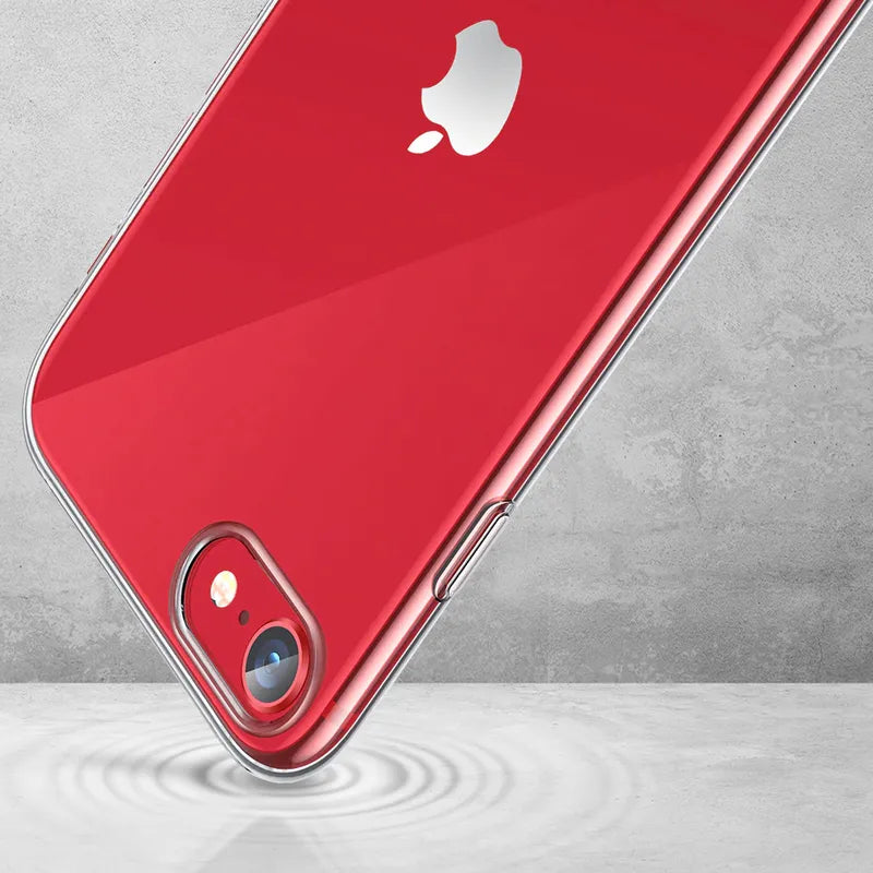 Crong Crystal Slim Cover – Apsauginis dėklas, skirtas SE 2020 / iPhone 8 / 7 (skaidrus)