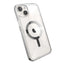 Speck Gemshell Grip + MagSafe – dėklas iPhone 15 Plus / iPhone 14 Plus (Skaidrus / Chromuota apdaila)