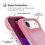 Speck Presidio Lux MagSafe - iPhone Air dėklas (Ibis Pink / Dark Ibis / Kanon Green)