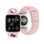 Hello Kitty Silicone Kitty Head – Apple Watch dirželis 42/44/45/49 mm (rožinis)