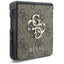Guess Big 4G Logo – dėklas Samsung Galaxy Z Flip 8 (rudos spalvos)
