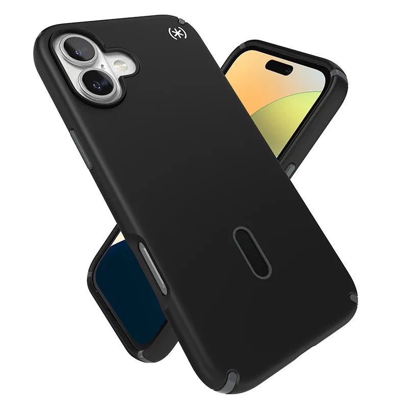 Speck Presidio2 Pro ClickLock & MagSafe - iPhone 16 Plus dėklas (juodas / pilkas / baltas)