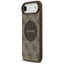 Guess 4G Circle Classic Logo MagSafe – Dėklas iPhone Air (Rudas)