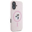 Karl Lagerfeld Silicone Karl & Choupette Ring MagSafe - dėklas iPhone 16 (rožinis)