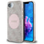 Guess 4G Circle Classic Logo MagSafe – dėklas iPhone 16e (rožinis)
